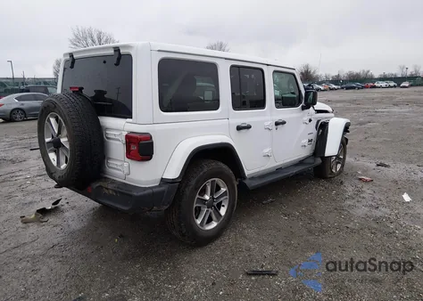 2021 Jeep Wrangler Unlimited Sahara 4X4 from USA, damaged, VIN 1C4HJXEN8MW612155